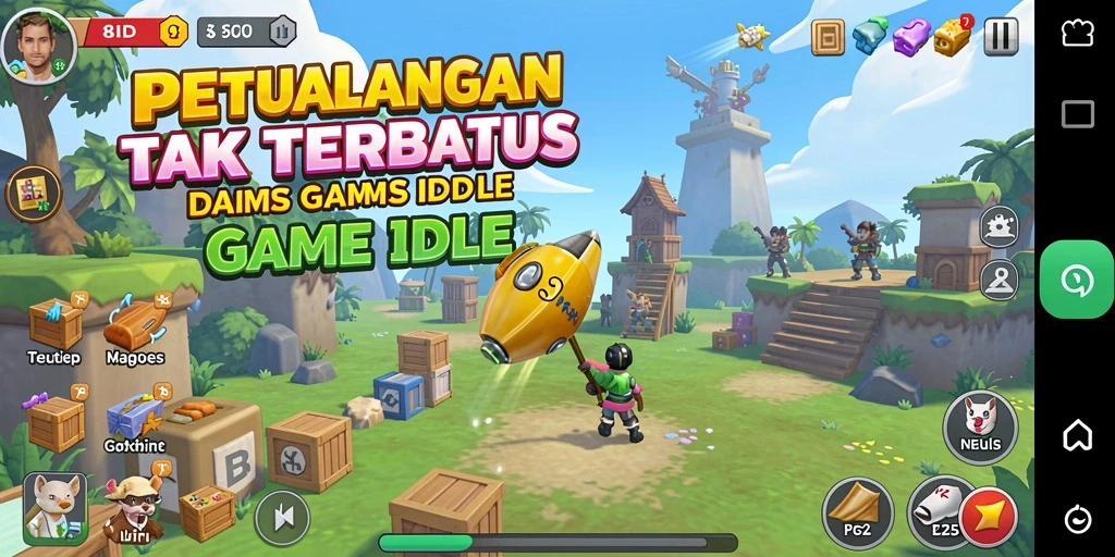 Tampilan gameplay <strong>8ID</strong> yang menyenangkan dalam dunia Idle.