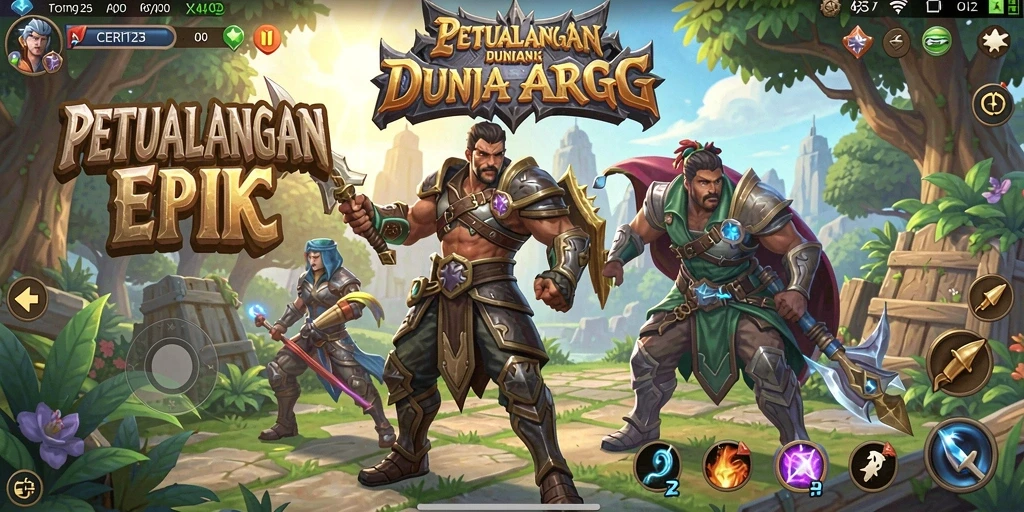 Tampilan gameplay <strong>CERI123</strong> yang mendebarkan dalam dunia ARPG.