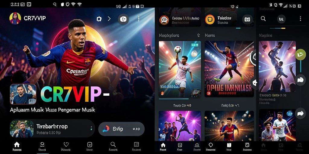 Screenshot utama CR7VIP menampilkan pengalaman musik interaktif yang menyenangkan.