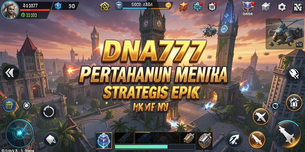 Screenshot menunjukkan aksi mendebarkan dengan strategi pertahanan menara yang intens.