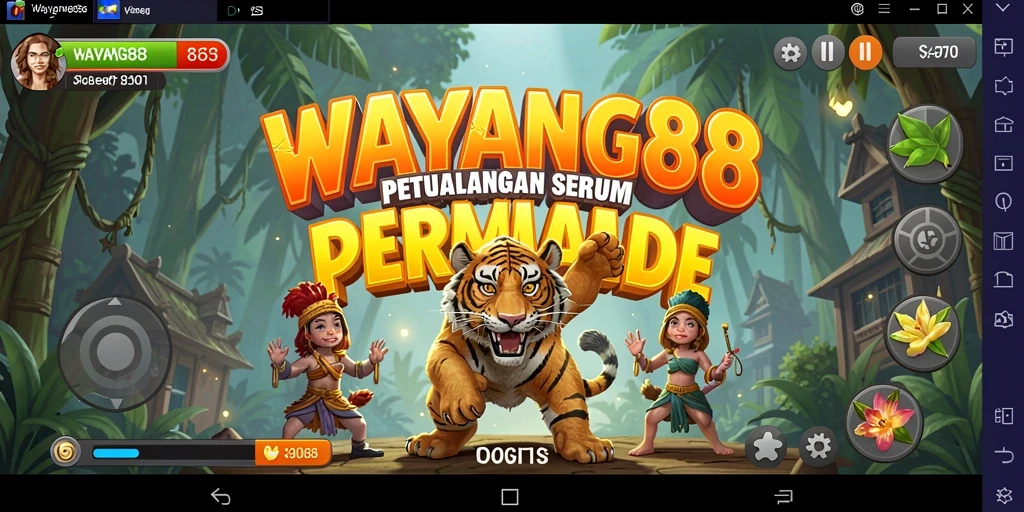 Tampilan utama gameplay WAYANG88 yang seru dan penuh aksi.